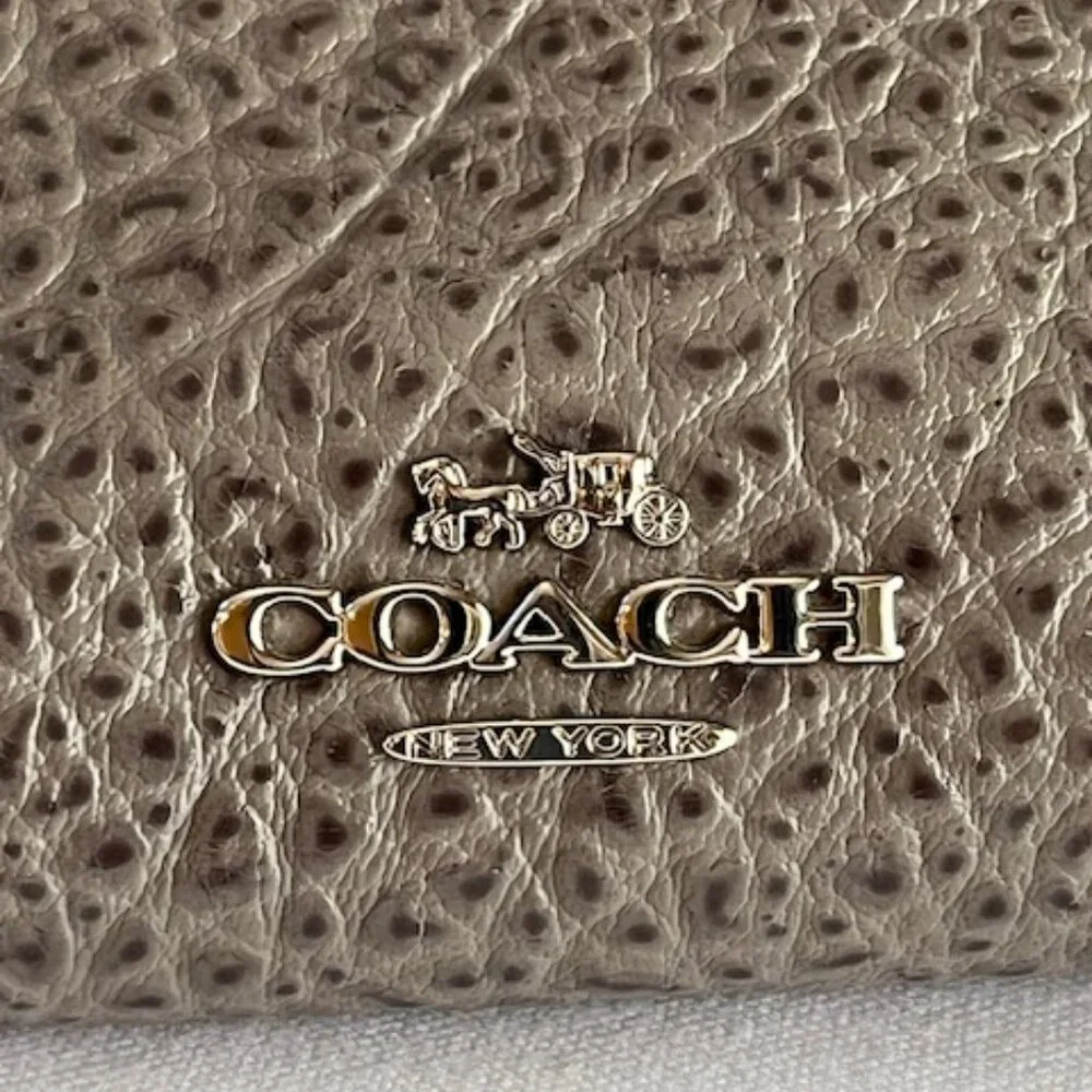 COACH | New York Faye Suede and Gray Leather Crossbody Shoulder Bag-EUC - Picture 5 of 16